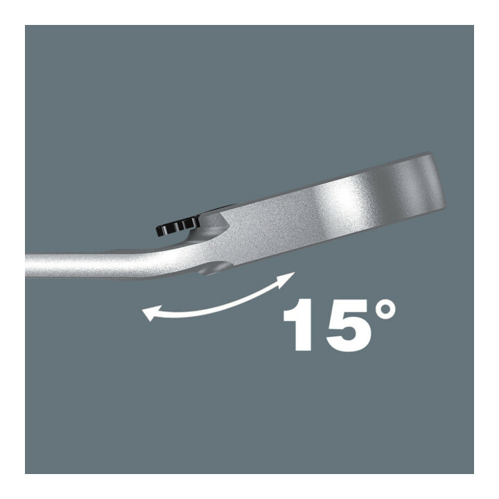 Clés mixtes à cliquet Joker Switch, à inversion, syst. impérial, 1/2" x 171 mm