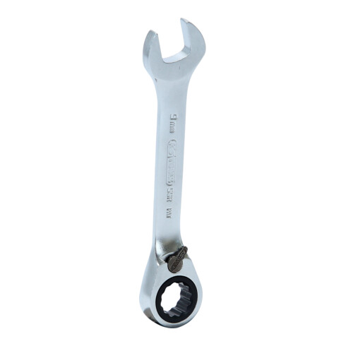 Clé à cliquet KS Tools extra courte, réversible (métrique)