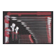 Clés mixtes Kraftwerk PRO LINE EVA sans couple, insert 60x40, 43 pcs.-1