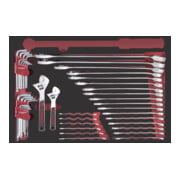 Clés mixtes Kraftwerk PRO LINE EVA sans couple, insert 60x40, 43 pcs.
