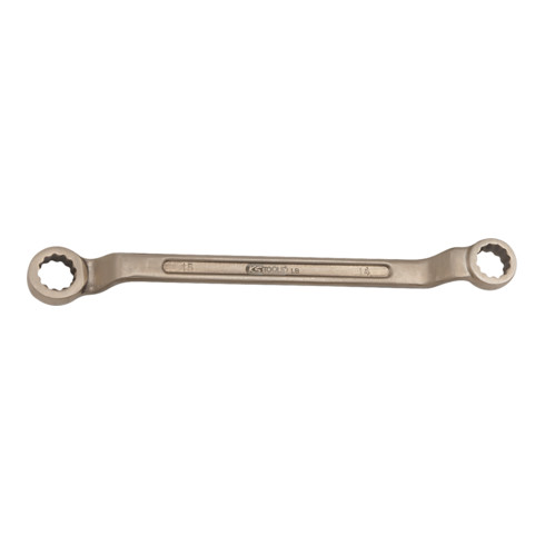 Outils KS BRONZEplus Clé à anneaux à double extrémité coudée