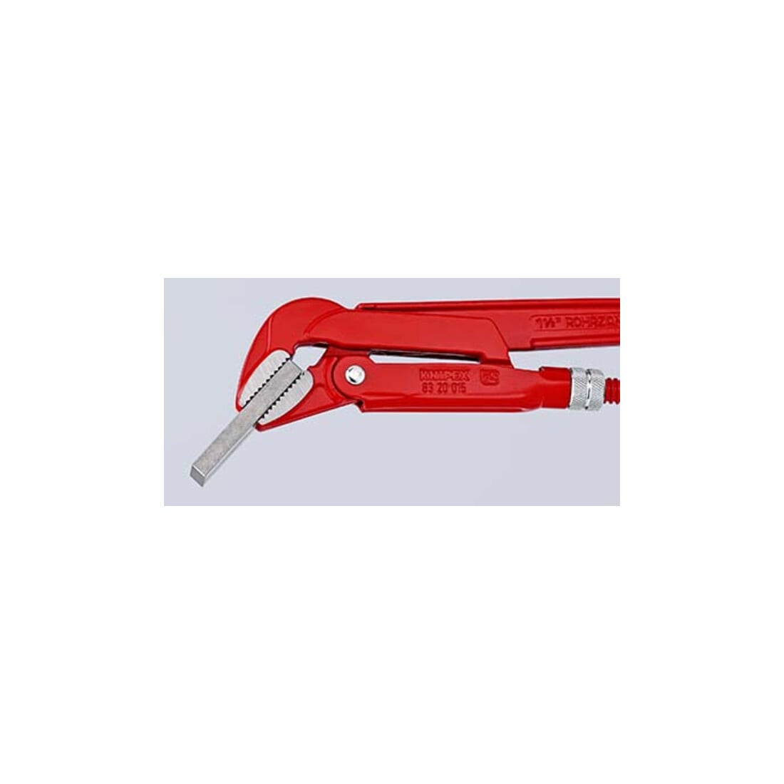 Clé à tube Knipex 90° laquée en rouge