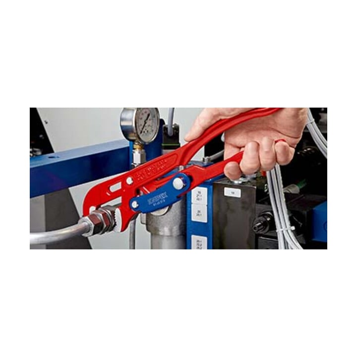 Clés serre-tubes en «S», avec réglage rapide Knipex