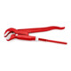 Clé à tube Knipex S-Maul rouge laqué époxy-3