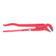 KS Tools Clé d'angle pour tube, coudée à 45-3