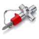 Clés universelles pour armoires de commande, pour toutes les armoires et systèmes de fermeture standard Knipex
