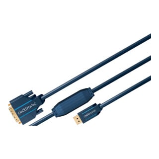 Clicktronic Adaptateur DisplayPort/DVI-D 2m 70729