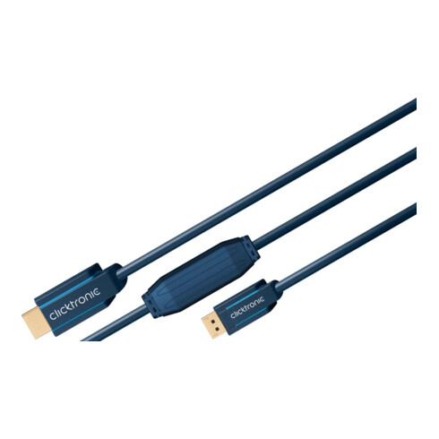 Clicktronic DisplayPort/HDMI-Adapterk. 3m,High Speed 70721