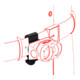 Clip ceinture Ledlenser type A pour lampes Ledlenser