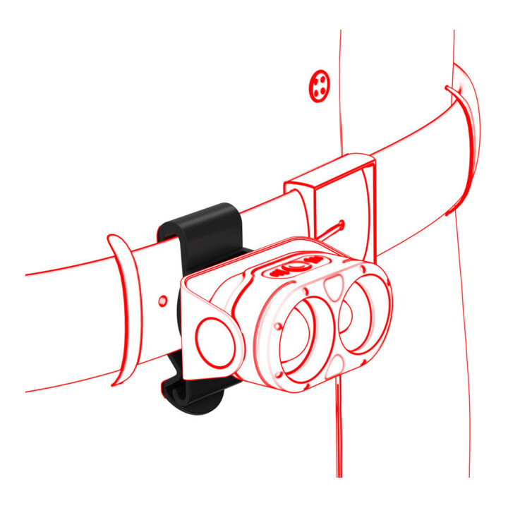Clip ceinture Ledlenser type A pour lampes Ledlenser