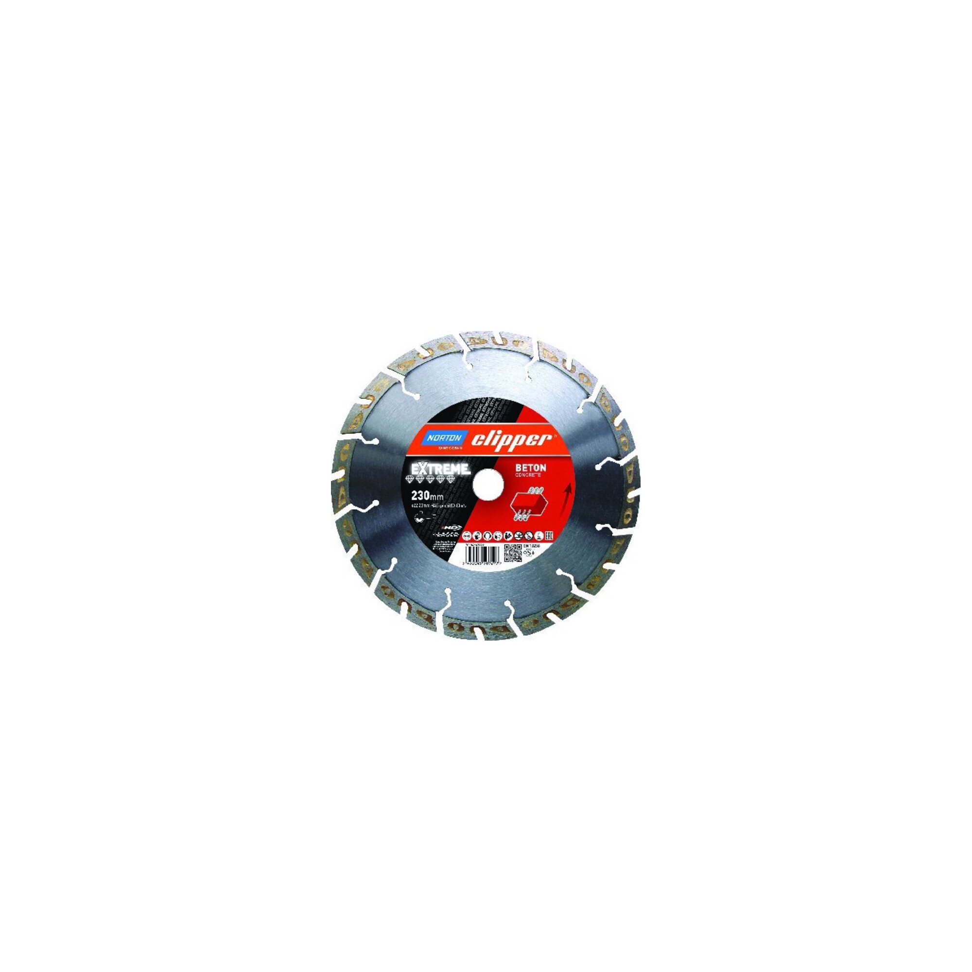 CLIPPER Diamant-Trennscheibe Extreme Beton 230 x 22,23 mm ; Saint-Gobain