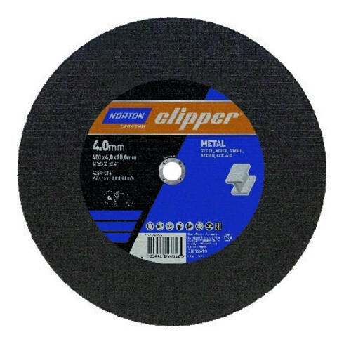 CLIPPER Disque à tronçonner métal A24R-400x4,0x20mm