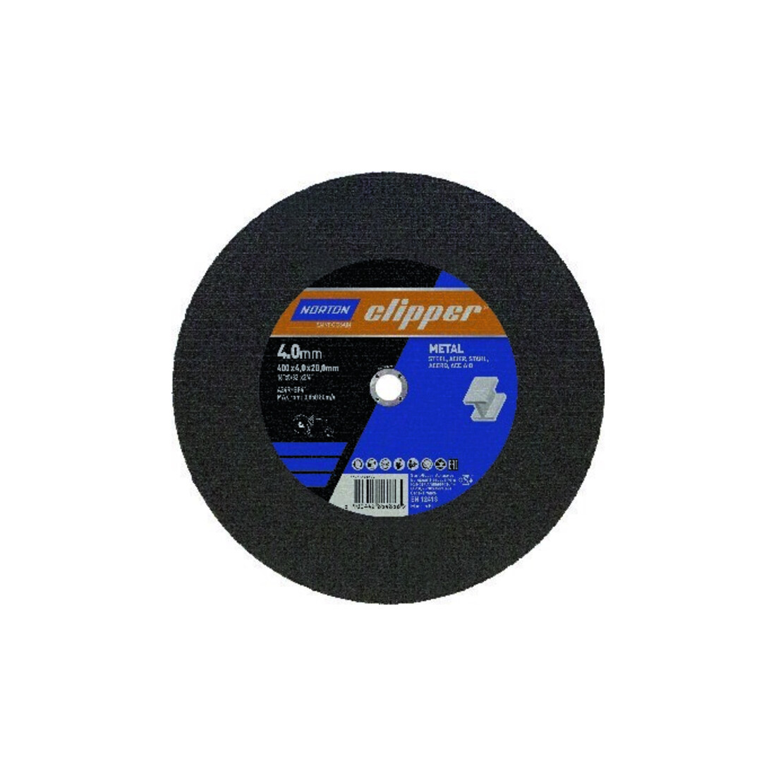 CLIPPER Disque à tronçonner métal A24R-400x4,0x20mm