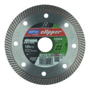 CLIPPER Disque de coupe diamant Extreme Ceramic 125x22,23