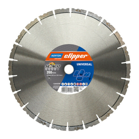 CLIPPER Disque diamanté Pro Uni Silencio 350 mm