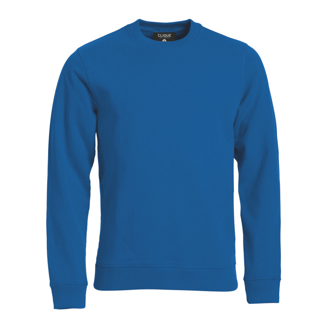 Clique Felpa Classic girocollo, blu reale, taglia unisex: S