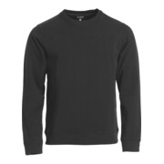 Clique Felpa Classic Girocollo, nero, taglia unisex: XL