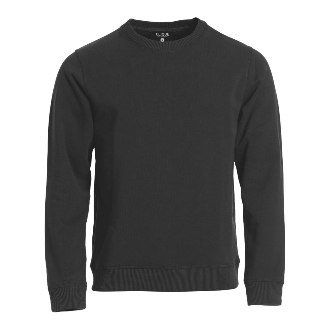 Clique Felpa Classic Girocollo, nero, taglia unisex: XL