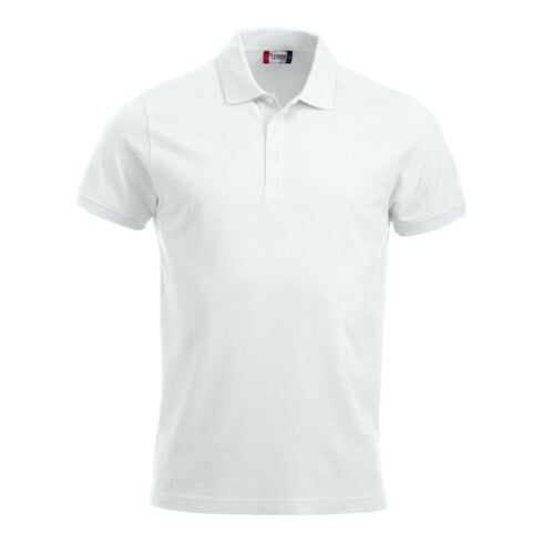 CLIQUE Polo Classic Lincoln, bianco, Tg. Unisex: L