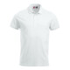 Clique Polo-Shirt Classic Lincoln, bianco, taglia unisex: XL-1