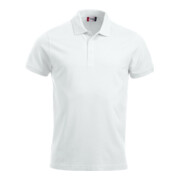 Clique Polo-Shirt Classic Lincoln, bianco, taglia unisex: XL