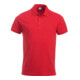 Clique Polo-Shirt Classic Lincoln, rood, unisex maat 2XL-1