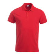 Clique Polo-Shirt Classic Lincoln, rood, unisex maat 2XL