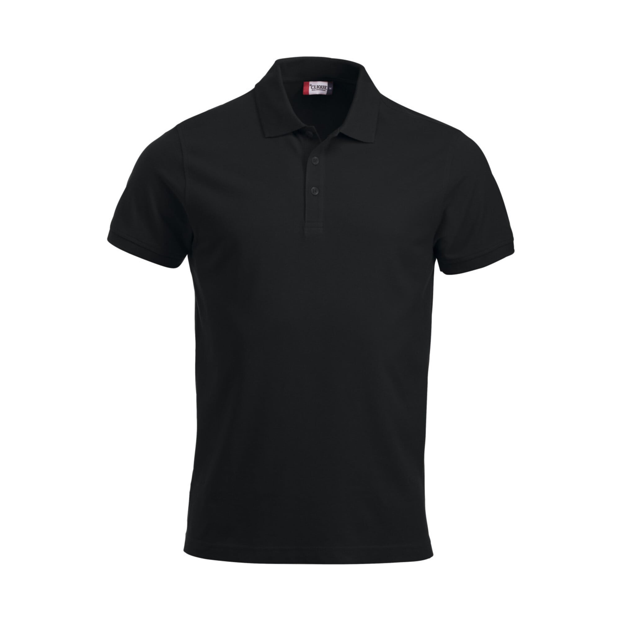 Clique Polo-Shirt Classic Lincoln, schwarz, Unisex-Größe: L