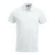 Clique Polo-Shirt Classic Lincoln, wit, unisex maat 2XL-1