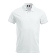 CLIQUE Poloshirt Classic Lincoln, wit, Uniseks-maat: 3XL