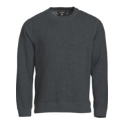 Clique Sweatshirt Classic Roundneck, antraciet gemêleerd, unisex maat 3XL