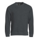 CLIQUE Sweatshirt Classic Roundneck, antracietgrijs-gem&#234;leerd, Uniseks-maat: 2XL-1