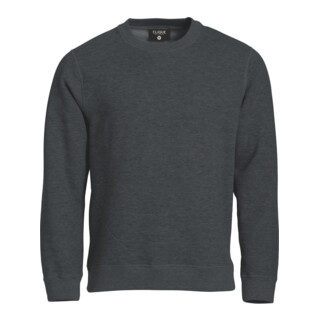 CLIQUE Sweatshirt Classic Roundneck, antracietgrijs-gemêleerd, Uniseks-maat: S
