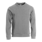 CLIQUE Sweatshirt Classic Roundneck, grijs-gem&#234;leerd, Uniseks-maat: L