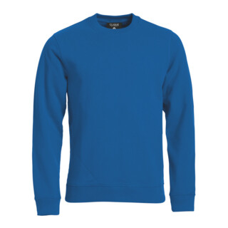 Clique Sweatshirt Classic Roundneck, koningsblauw, unisex maat 2XL
