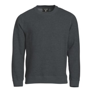 CLIQUE Sweatshirts Col rond Classic, anthracite chiné, Taille unisexe: 2XL