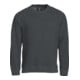 CLIQUE Sweatshirts Col rond Classic, anthracite chiné, Taille unisexe: L-1