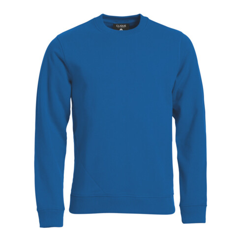 CLIQUE Sweatshirts Col rond Classic, bleu royal, Taille unisexe: M