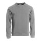 CLIQUE Sweatshirts Col rond Classic, Gris chiné, Taille unisexe: XL-1