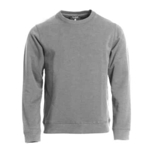 CLIQUE Sweatshirts Col rond Classic, Gris chiné, Taille unisexe: XL