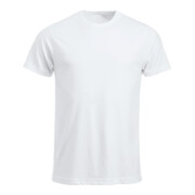 Clique T-shirt Classic-T, wit, unisex maat M