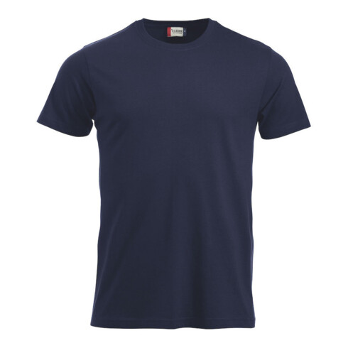 Clique T-Shirt New Classic-T, blu scuro, taglia unisex: XL