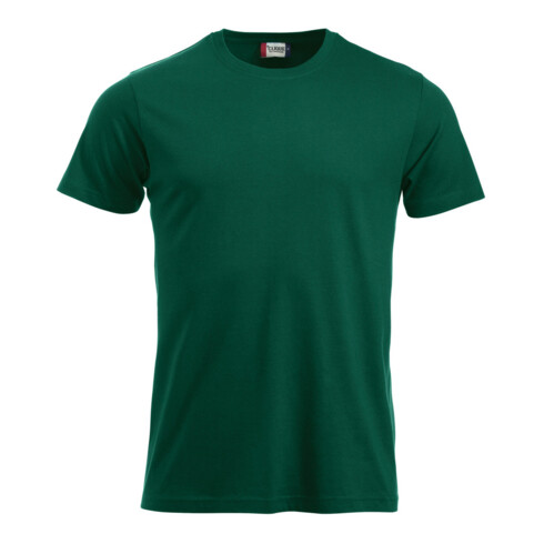 CLIQUE T-shirt New Classic-T, flessengroen, Uniseks-maat: L