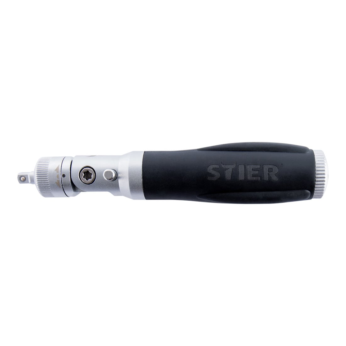 Cliquet combiné 1/4" avec douilles et embouts dans une pochette STIER, 21 pièces