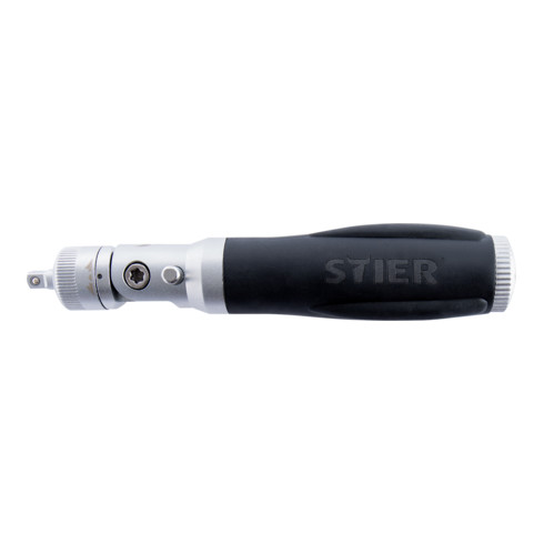 Cliquet combiné 1/4" avec douilles et embouts dans une pochette STIER, 21 pièces