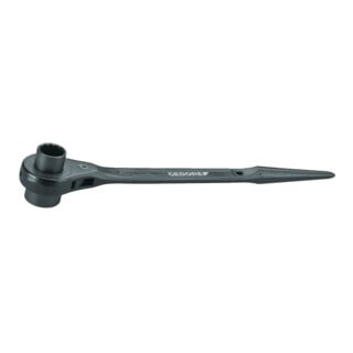 Cliquet de construction en acier Gedore avec double hexagone