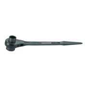 Cliquet de construction en acier Gedore avec double hexagone-1