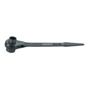 Cliquet de construction en acier Gedore avec double hexagone-1