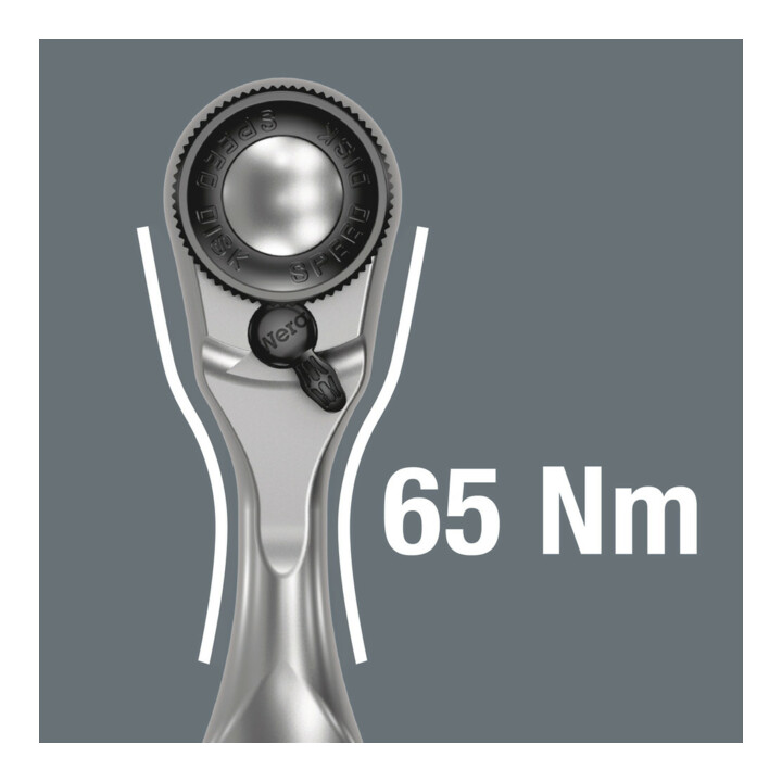 Cliquet de précision Wera “Zyklop Mini 3” réversible, 1/4 pouce, Type: 1/4