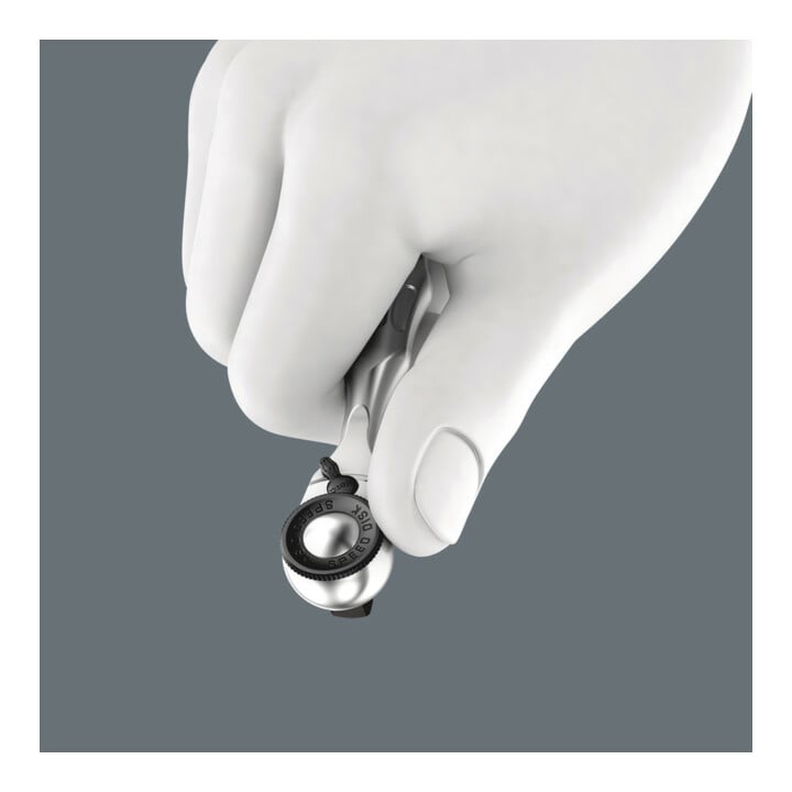 Cliquet de précision Wera “Zyklop Mini 3” réversible, 1/4 pouce, Type: 1/4